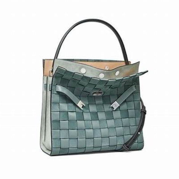 Tory Burch Lee Radzwill woven bag - new with box and bag! - Picture 1 of 7